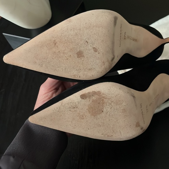 Manolo Blahnik BB black suede 7.5 - Picture 4 of 6